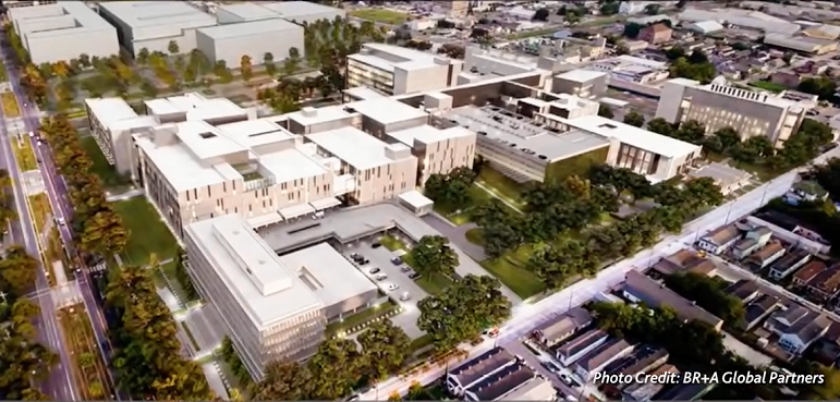 IMAGE: Arial view of New Orleans VAMC