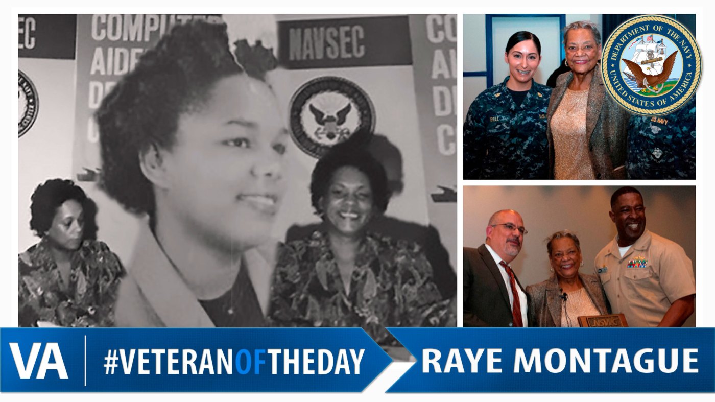 Raye Montague - Veteran of the Day