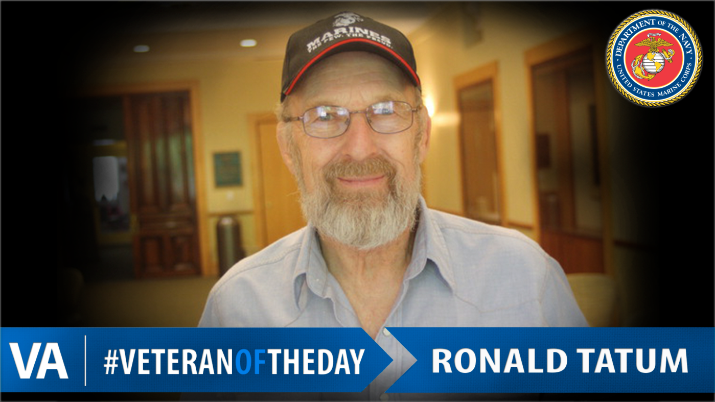 #VeteranOfTheDay Marine Corps Veteran Ronald E. Tatum