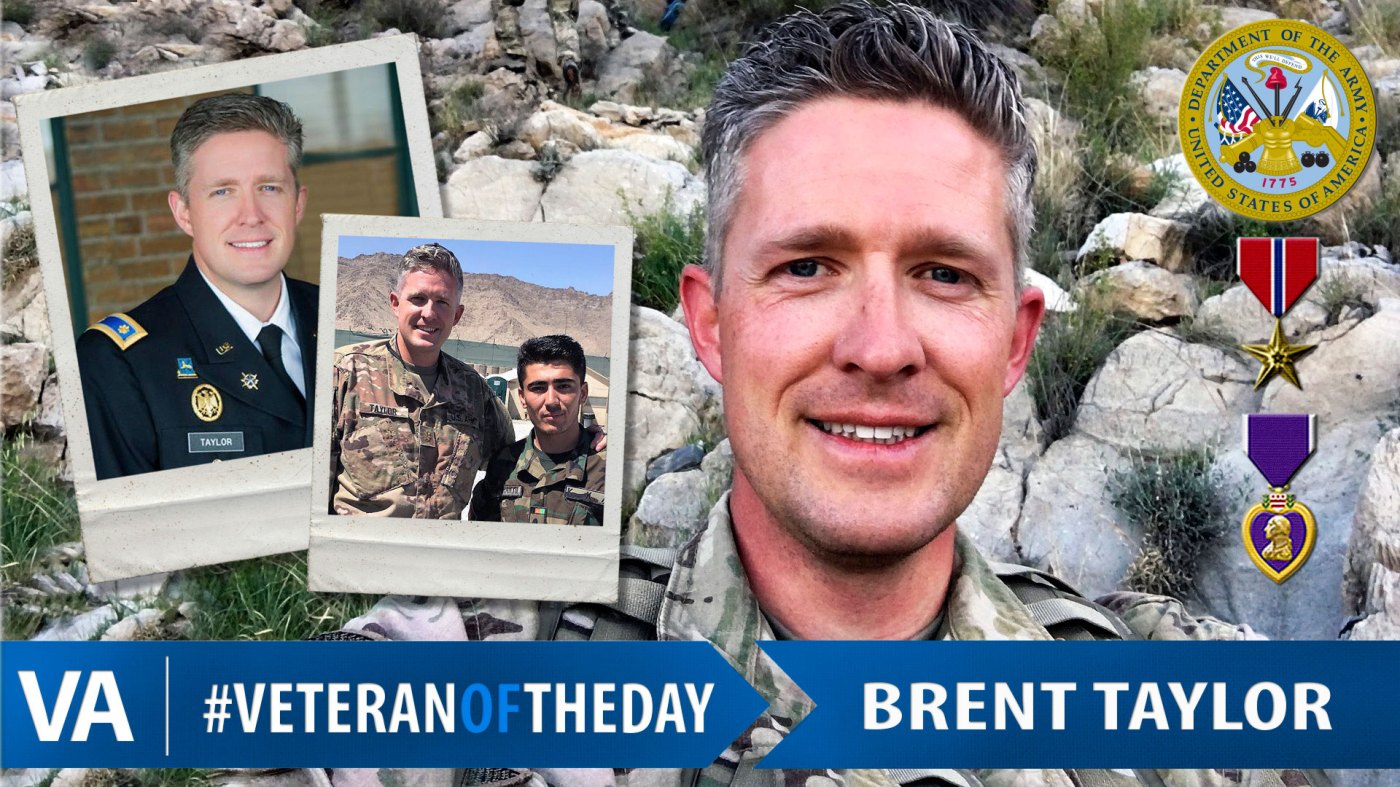 VeteranOfTheDay Army Veteran Veteran Brent Taylor