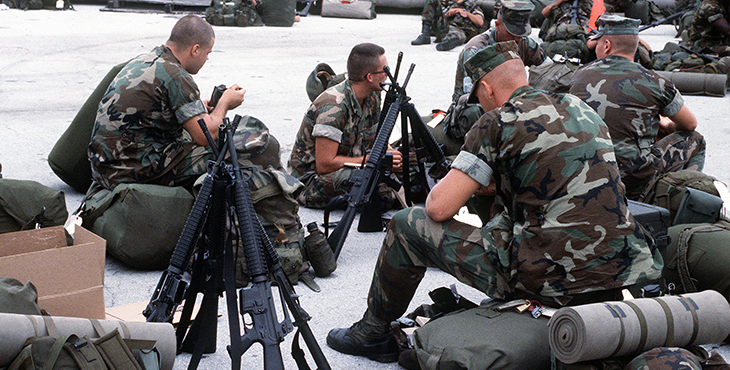 Gulf War troops