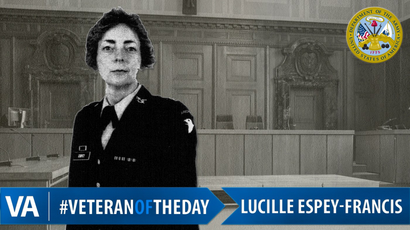 Lucille M. Espey-Francis - Veteran of the Day