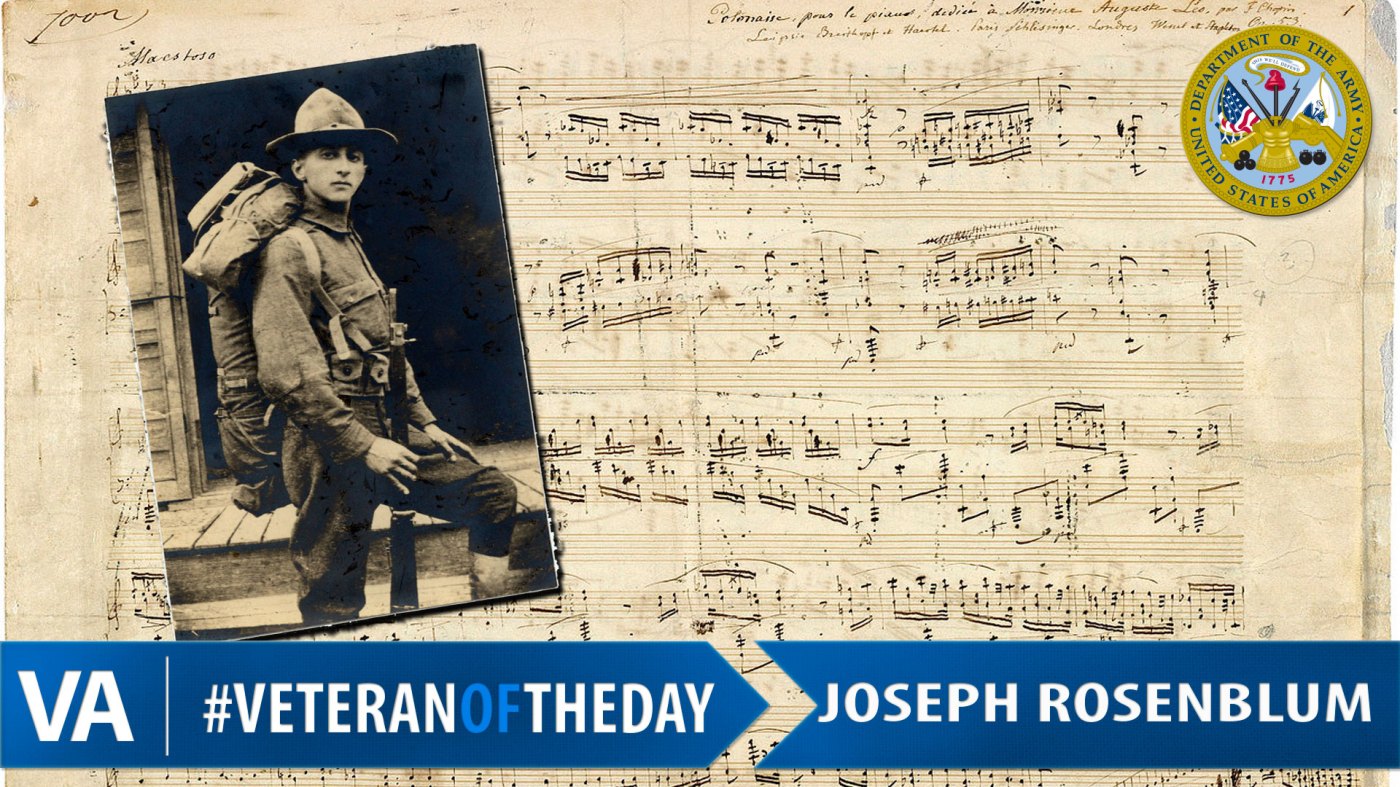 Joseph Rosenblum - Veteran of the Day