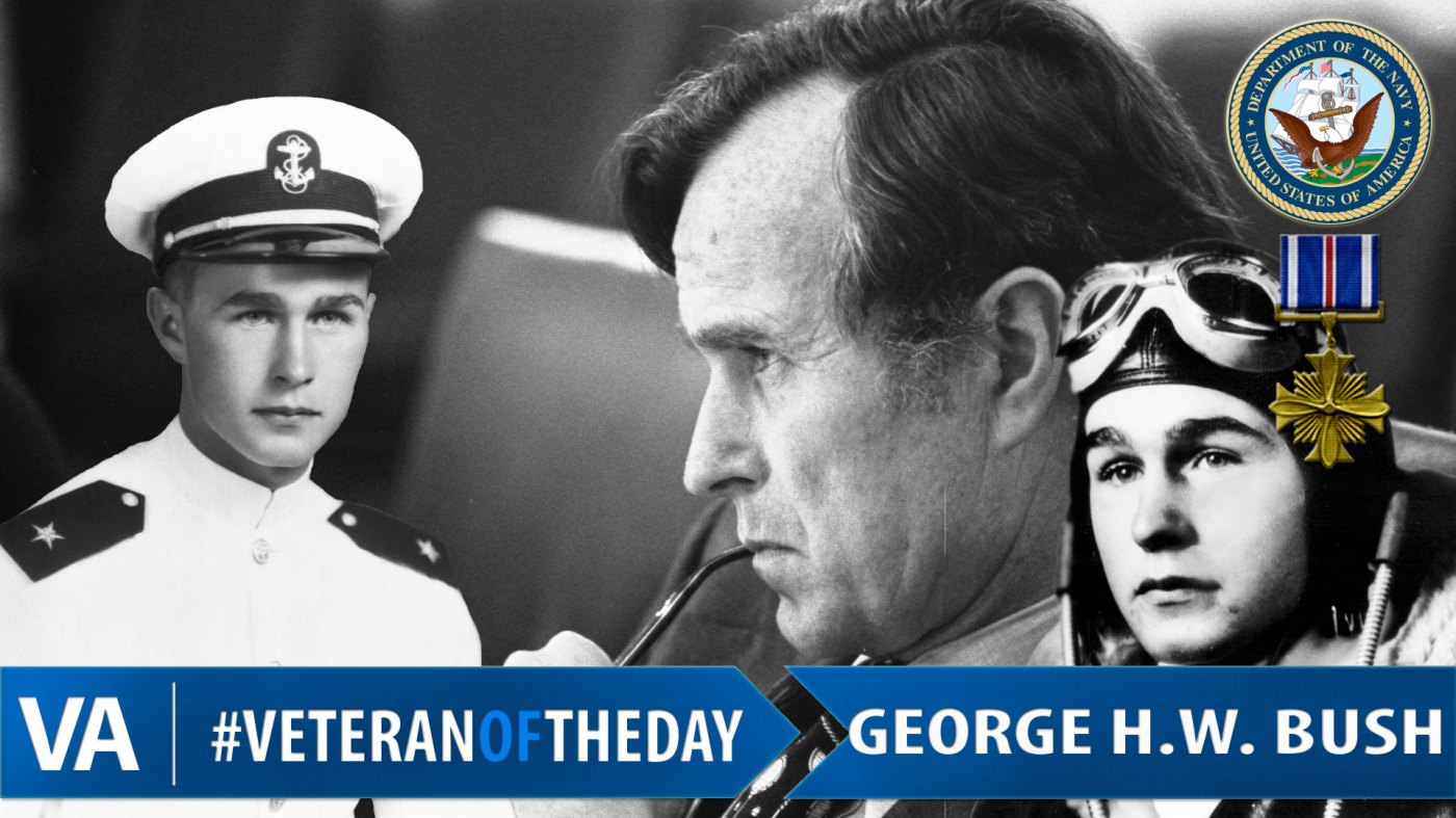 #VeteranOfTheDay Navy Veteran George Herbert Walker Bush