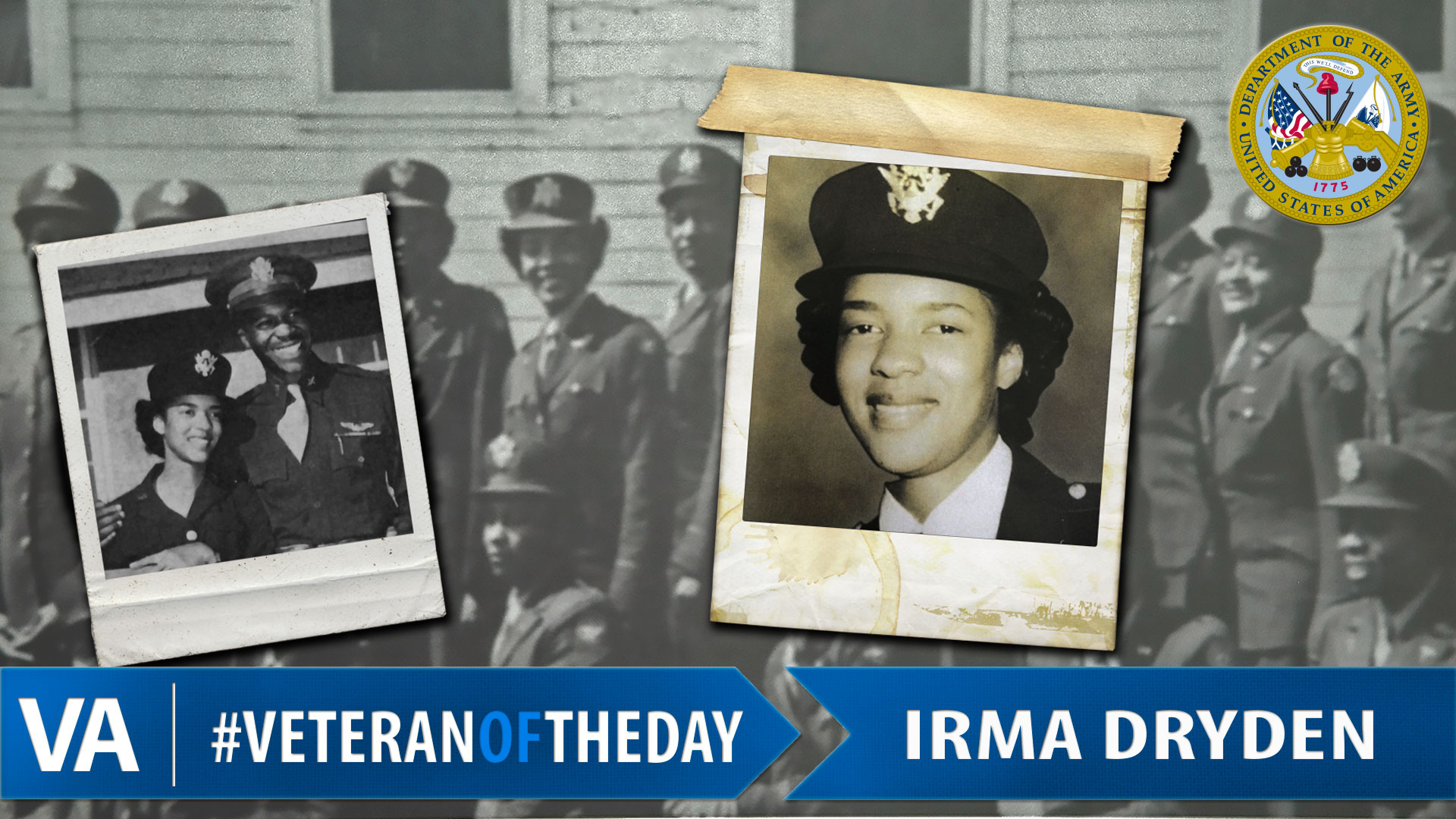 Irma Dryden - Veteran of the Day
