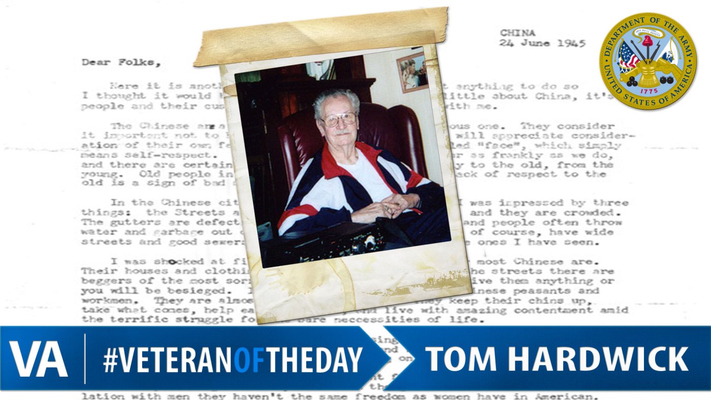 Tom Hardwick - Veteran of the Day