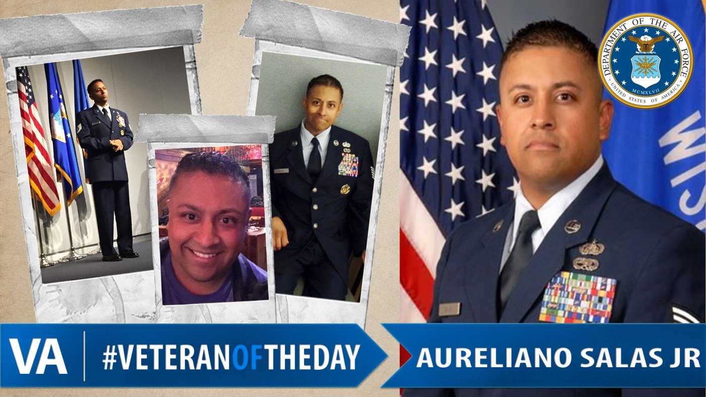 #VeteranOfTheDay Air Force Veteran Aureliano Salas Jr