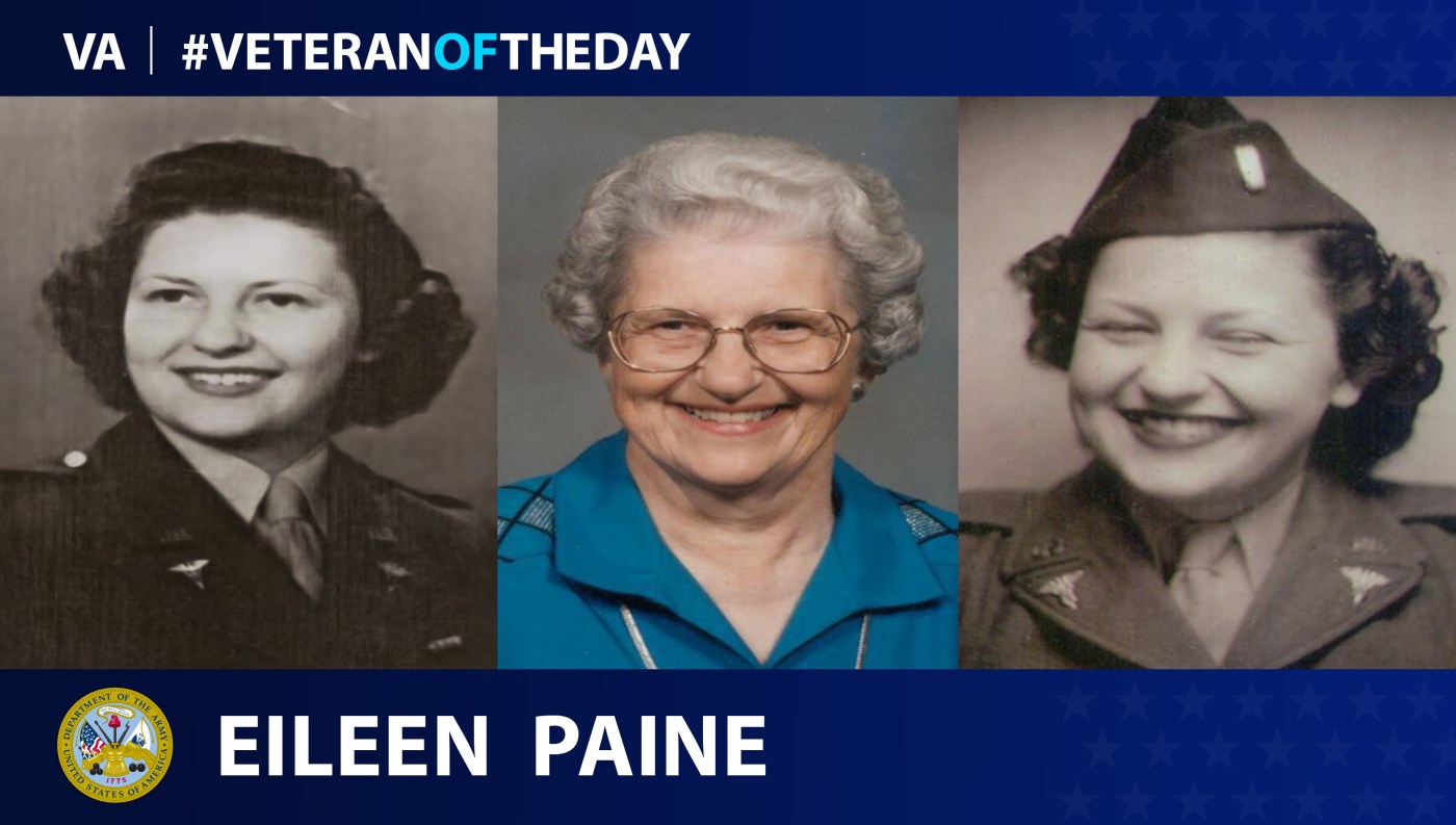 Eileen Paine - Veteran of the Day