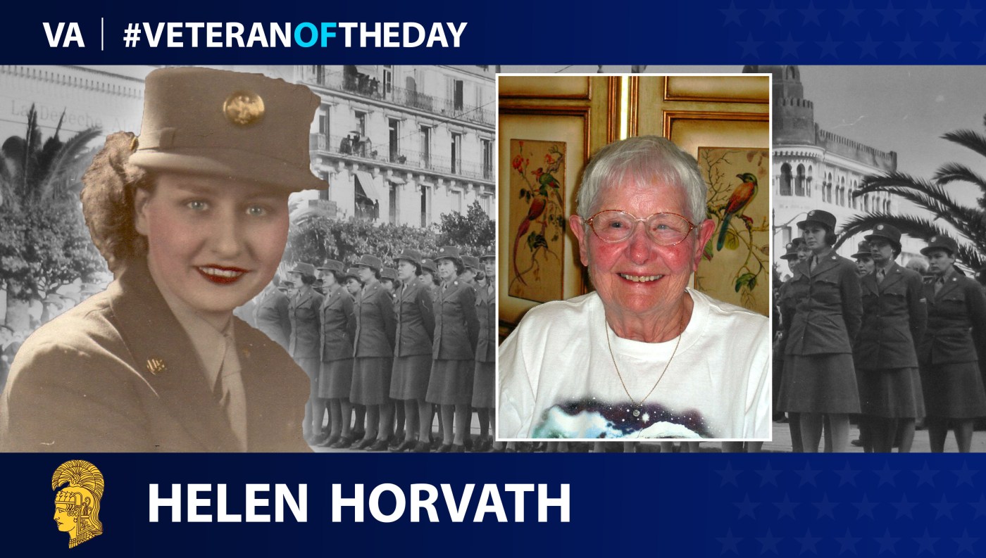 #VeteranOfTheDay Women’s Army Corps Veteran Helen Horvath