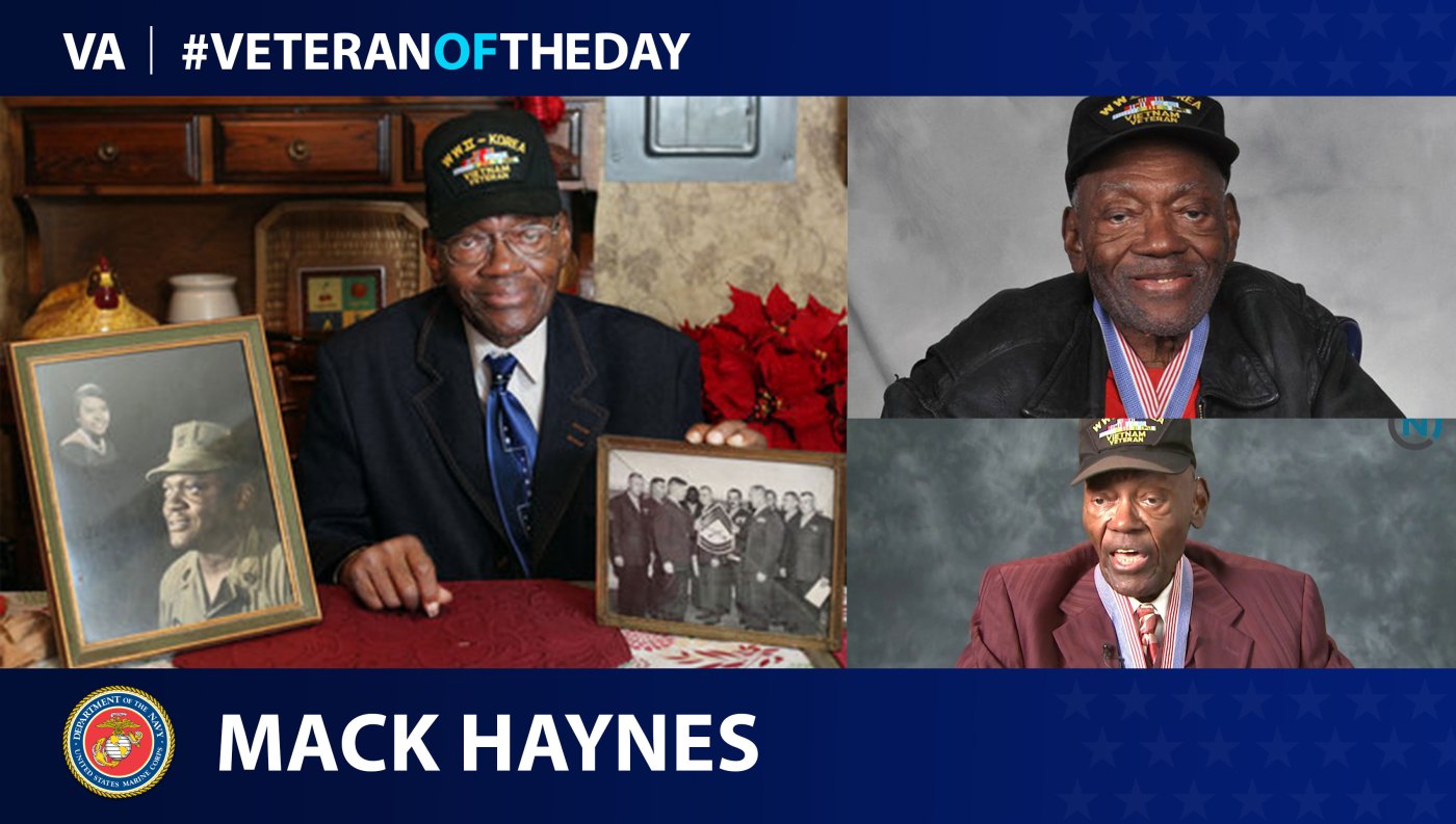 Mack Haynes - Veteran of the Day