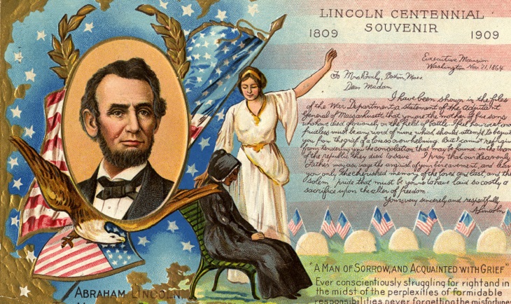 IMAGE: President Lincoln postcard