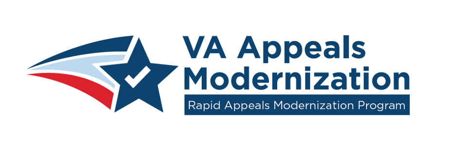 graphic logo of VA Appeals Modernization Act