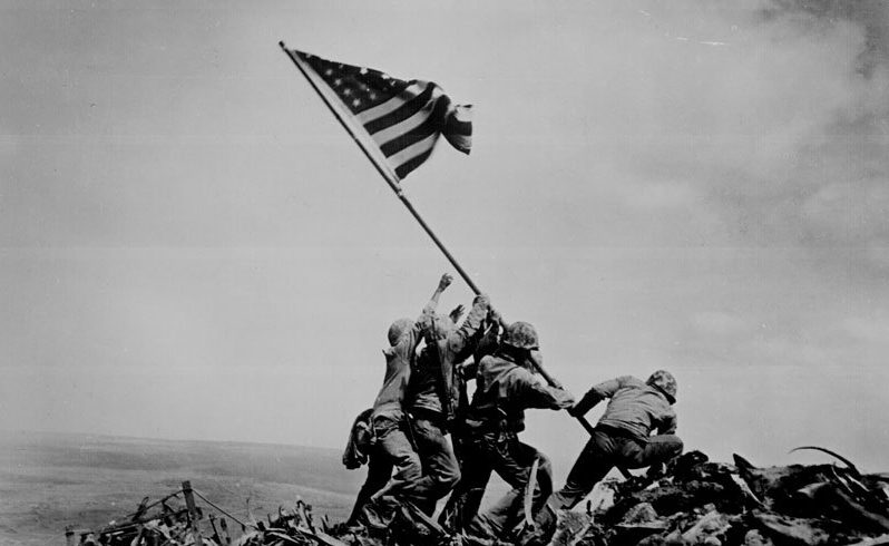 IMAGE: Flag raising on Iwo Jima