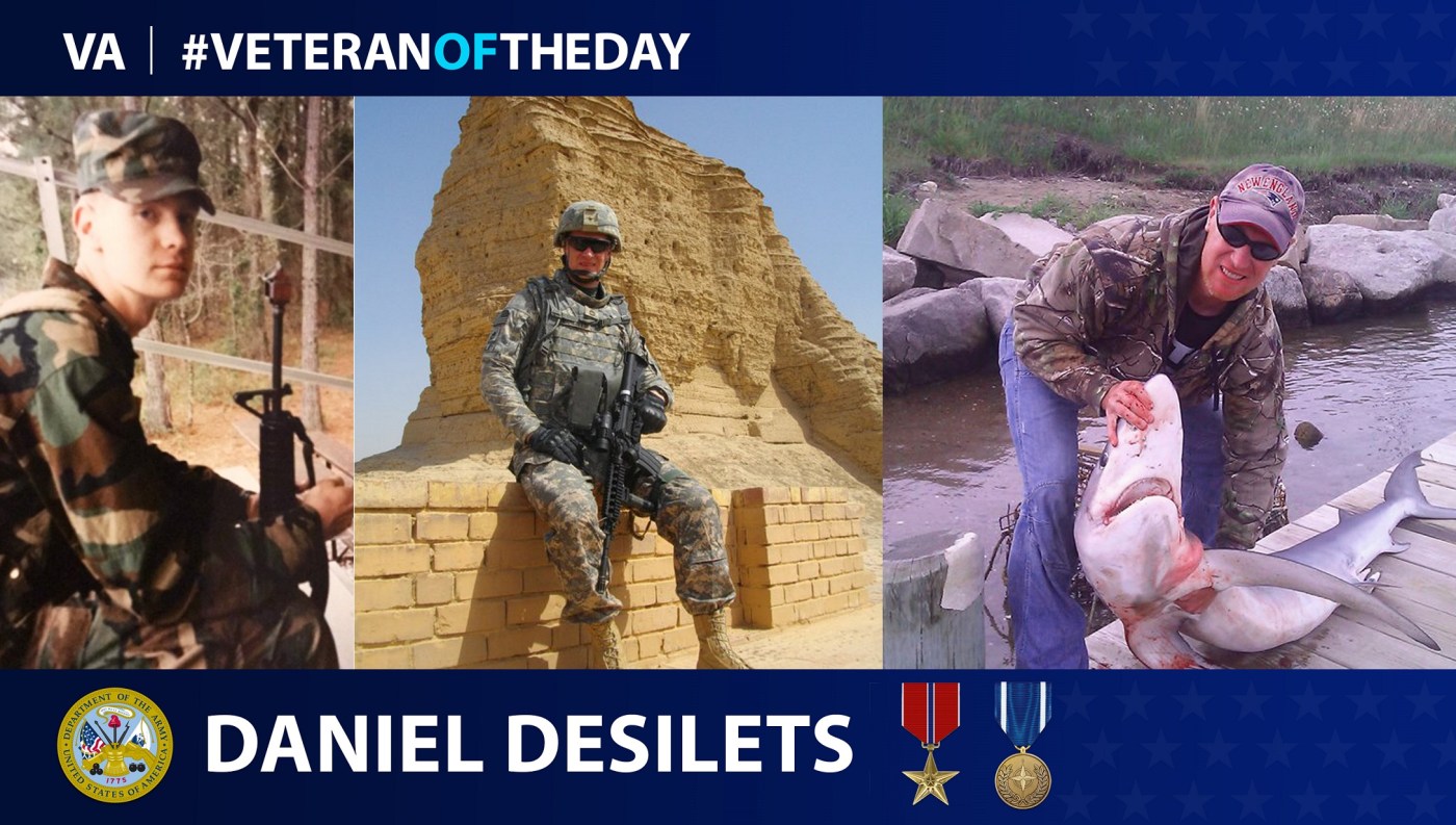 #VeteranoftheDay Daniel Desilets
