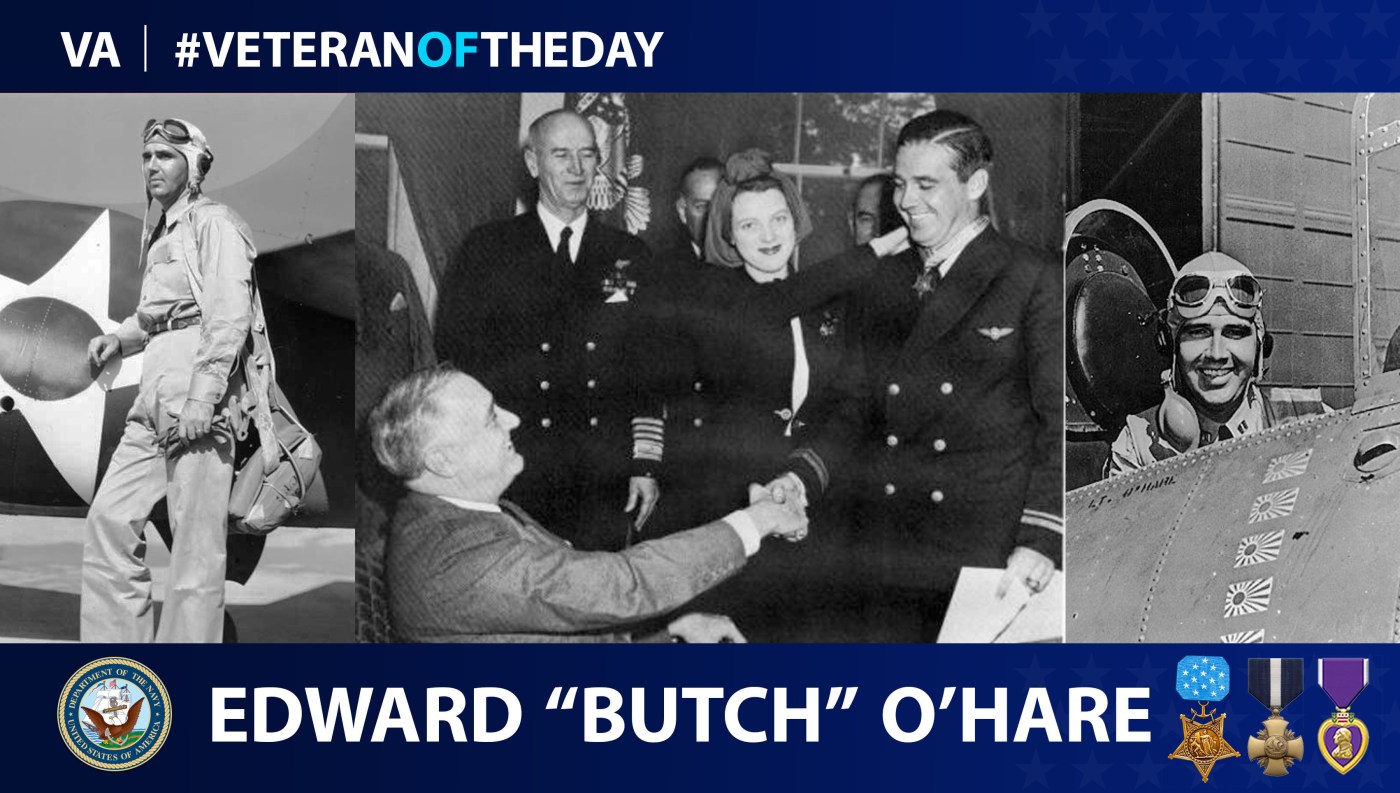 #VeteranoftheDay Edward Butch O'Hare