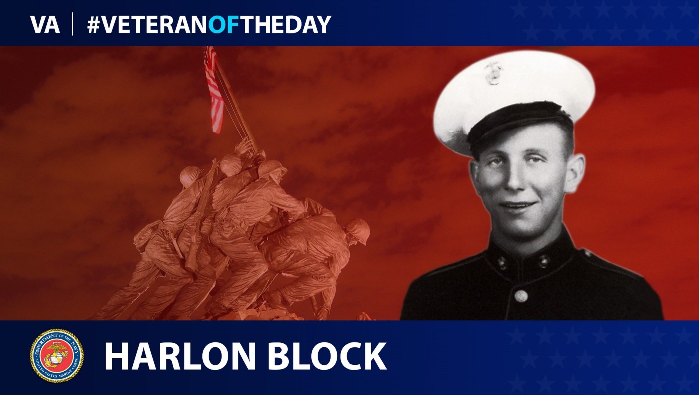 #VeteranOfTheDay Marine Cpl Harlon H. Block