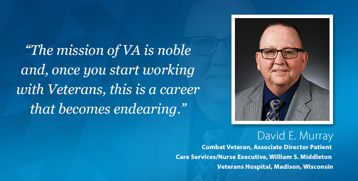 VA Nurse Executive and Veteran encourages VA nurses to pursue all opportunities to serve Veterans