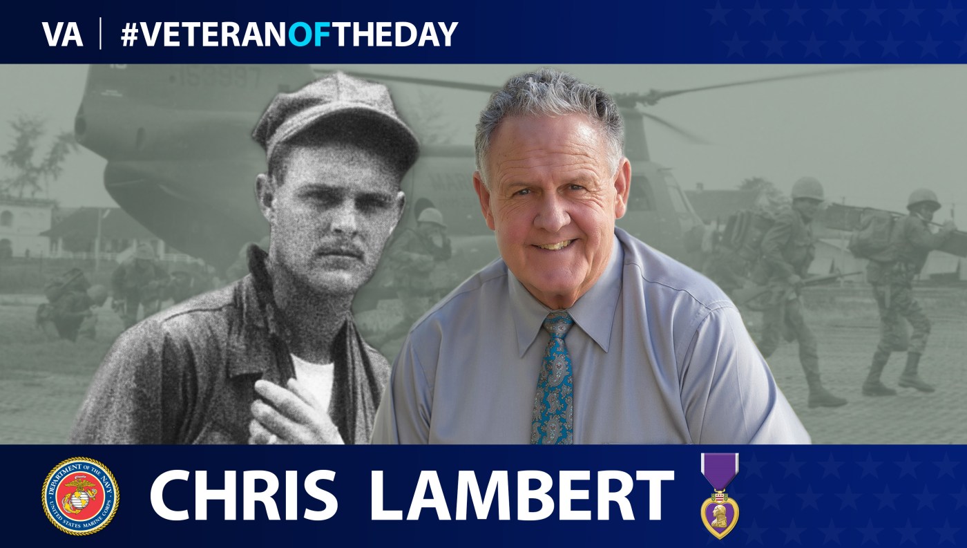 #VeteranoftheDay Marine Corps Veteran Chris Lambert