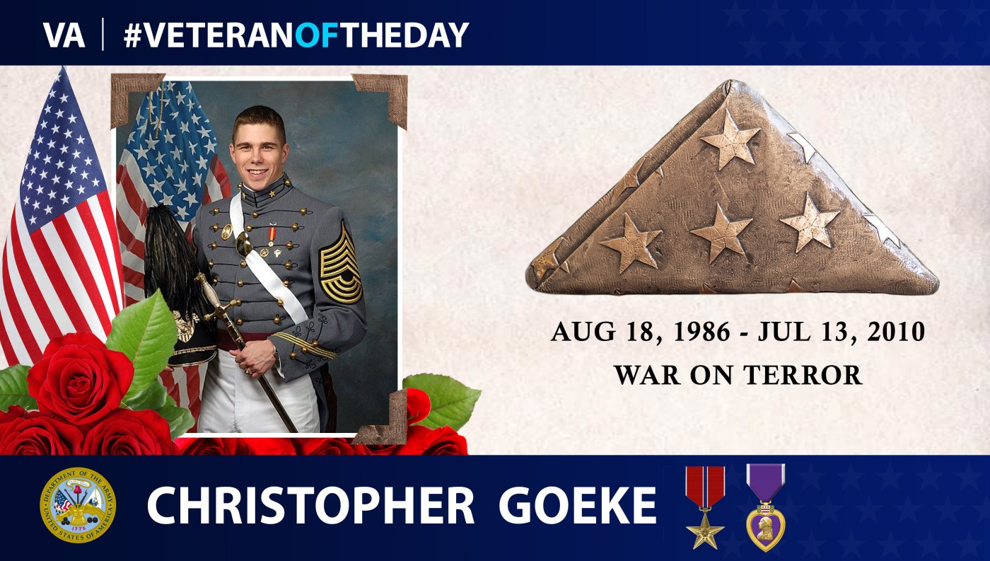 #VeteranOfTheDay Christopher Goeke