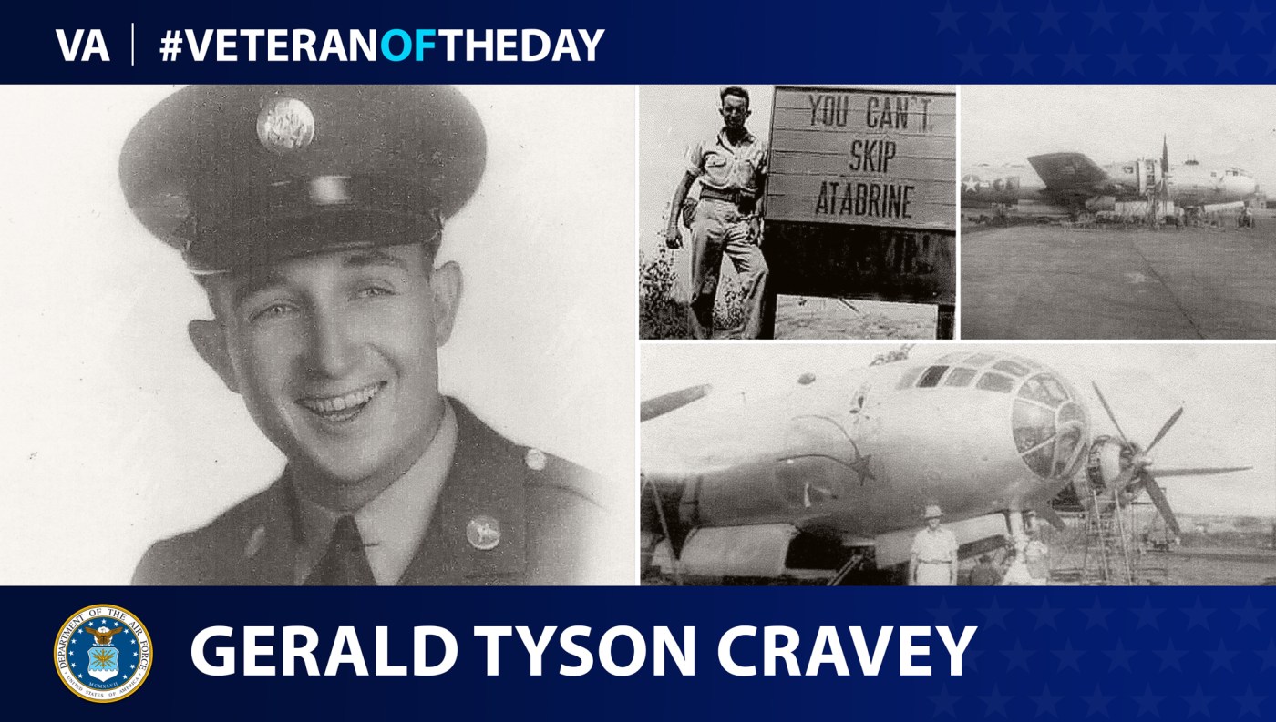 Veteran of the Day graphic for Gerald Tyson Cravey