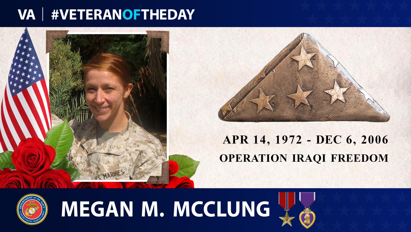 #VeteranOfTheDay Marine Corps Veteran Megan McClung