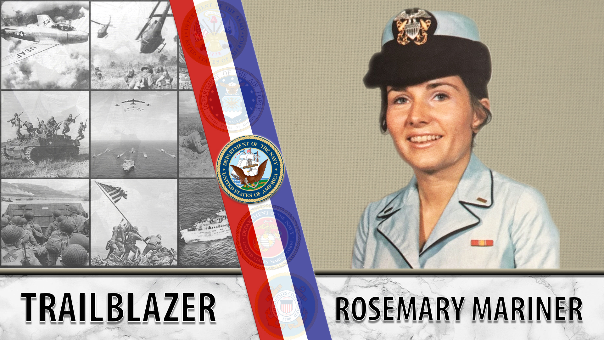 Veteran Story graphic of Rosemary Mariner.