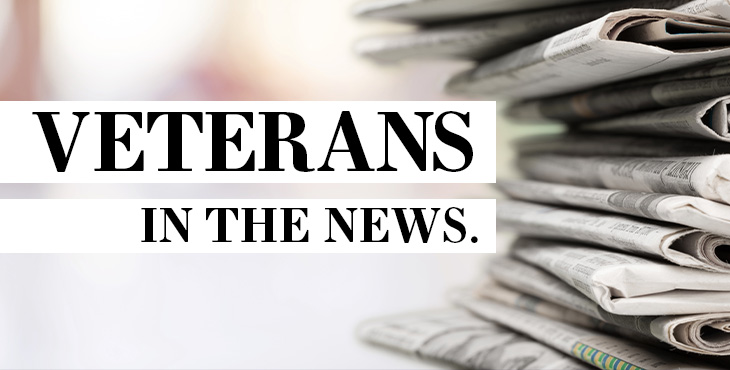 Veterans in the news graphic