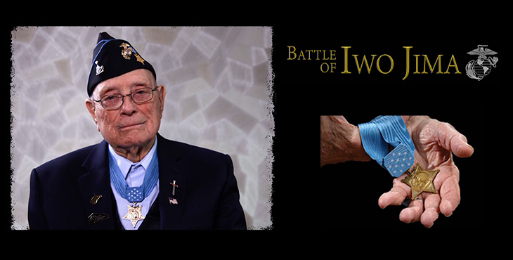 GRAPHIC of Iwo Jima series about Medal of Honor recipient Woody Williams