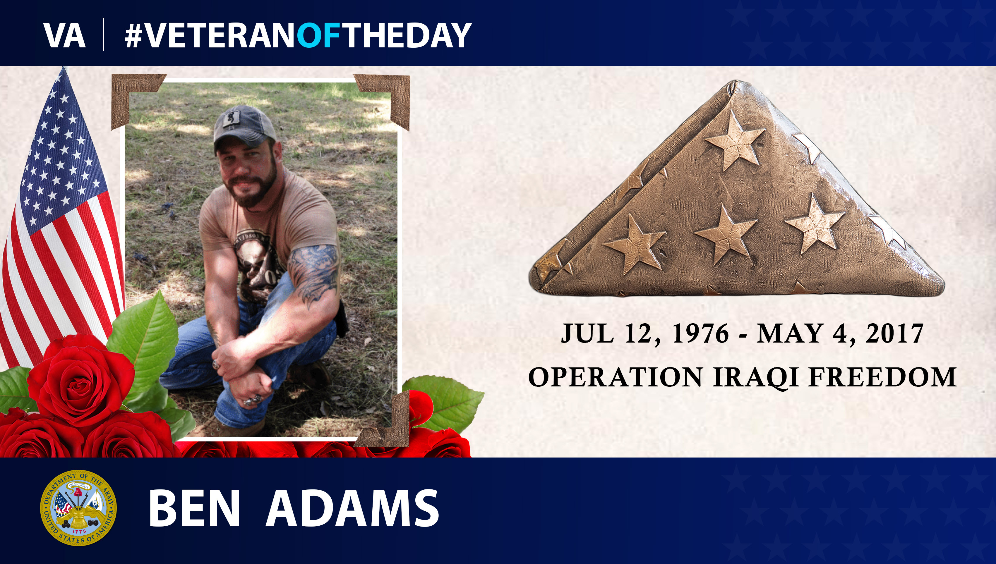 #VeteranOfTheDay Ben Adams