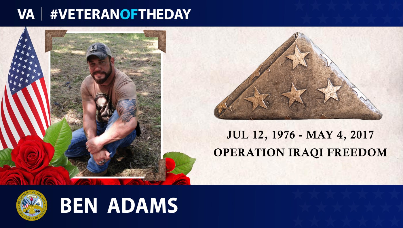 #VeteranOfTheDay Ben Adams