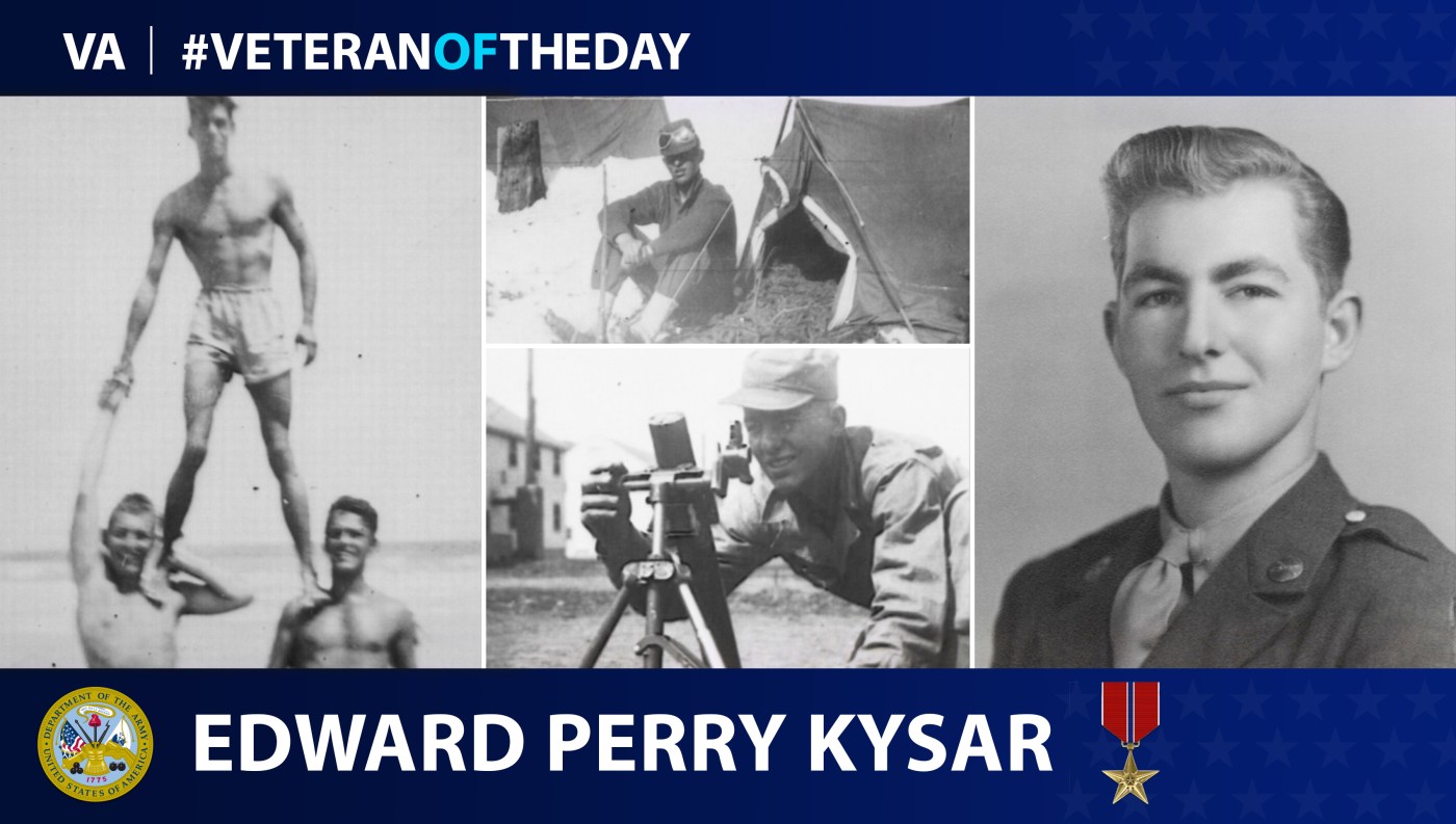 Veteran of the Day graphic for Edward Perry Kysar