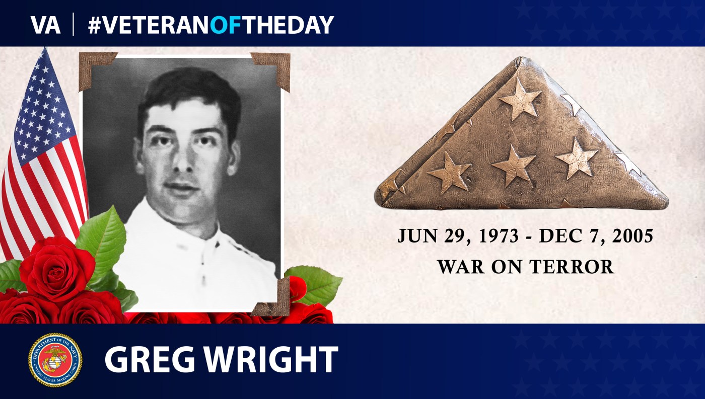 #VeteranOfTheDay Marine Corps Veteran Greg Wright