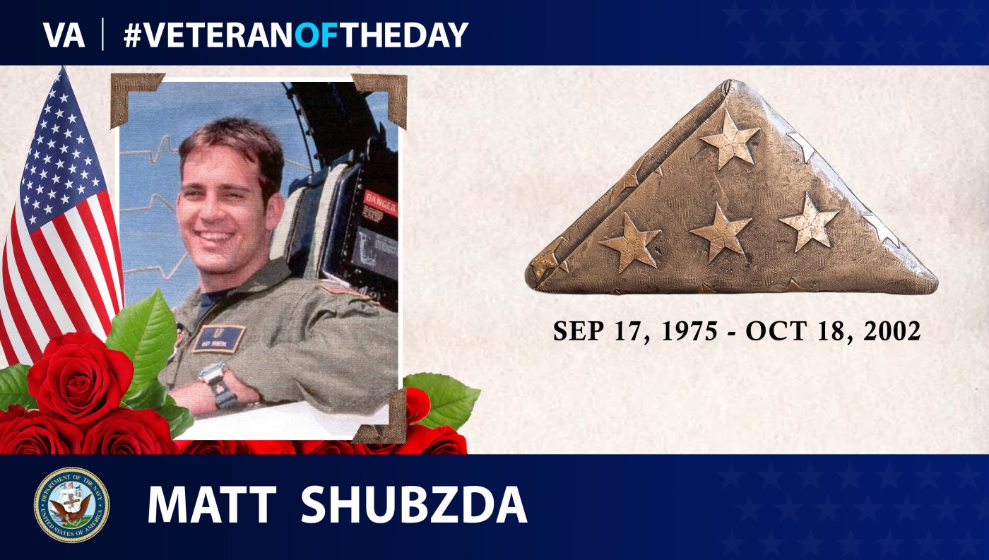 #VeteranOfTheDay Matt Shubzda