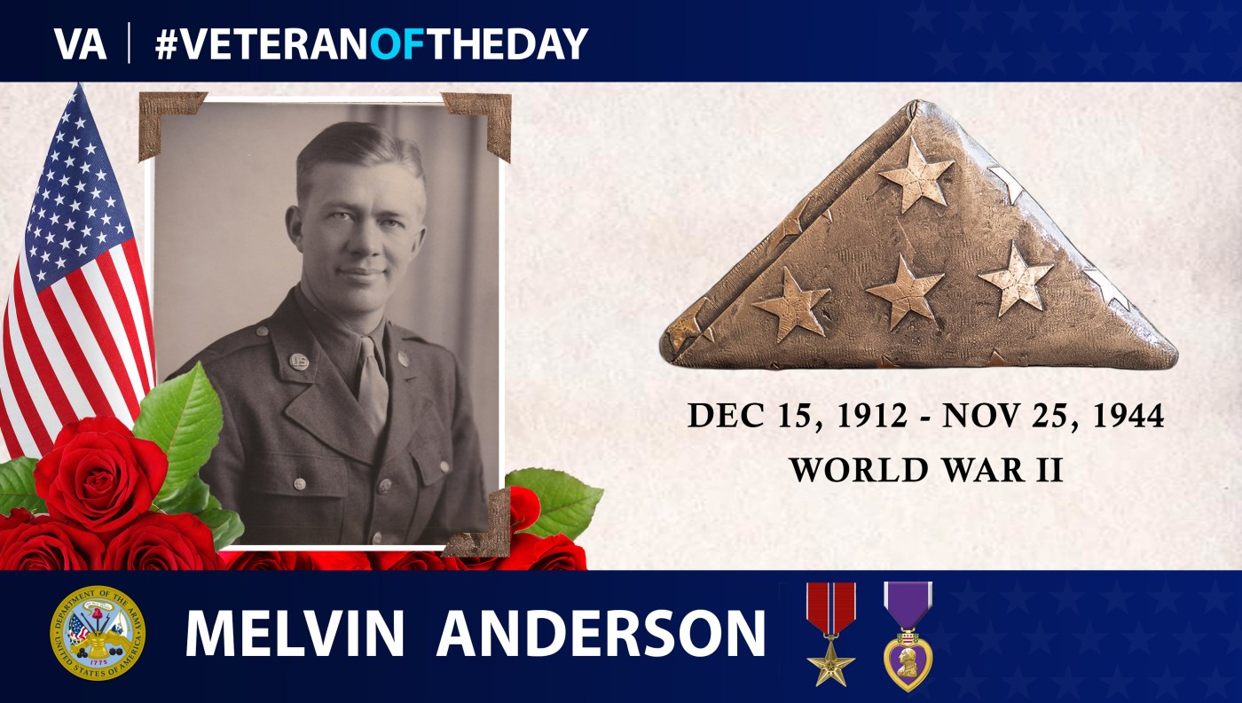 #VeteranOfTheDay Melvin Anderson