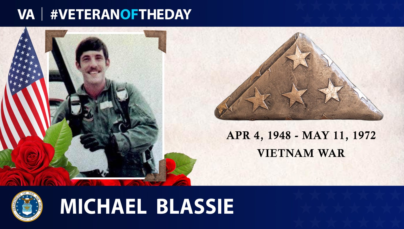 Veteran of the Day graphic for Michael Blassie