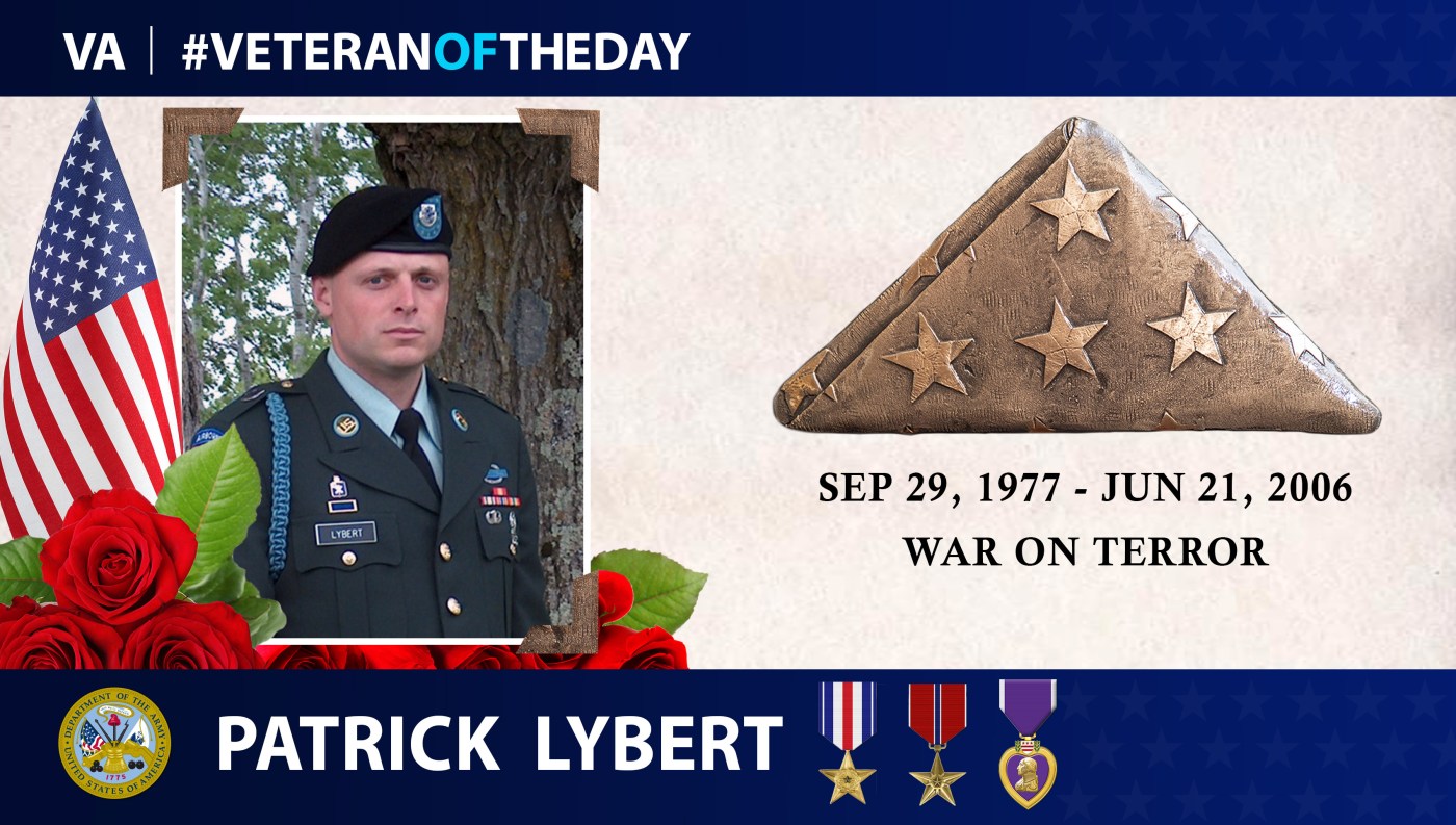#VeteranoftheDay Patrick Lybert