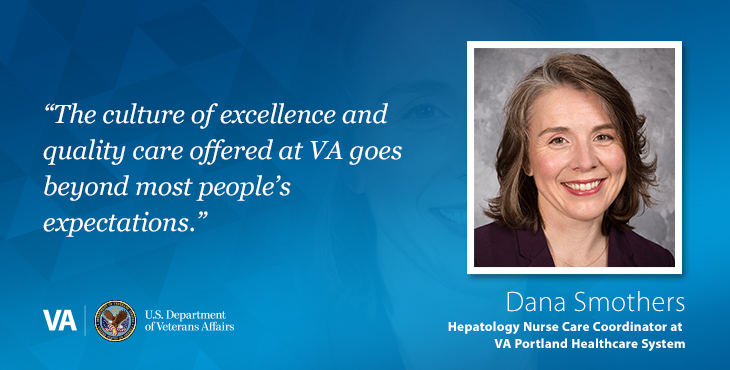 As a VA Hepatology Nurse Care Coordinator, Dana Smothers is on the front lines of efforts to reduce hepatitis C among Veterans