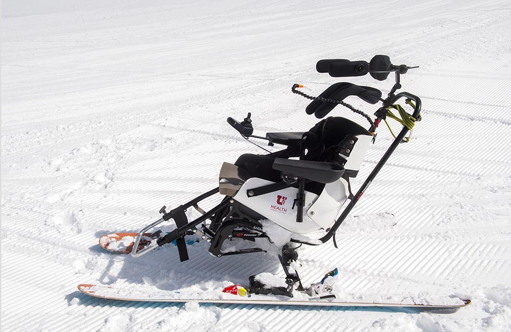 New device allows quadriplegic Veterans to ski and sail
