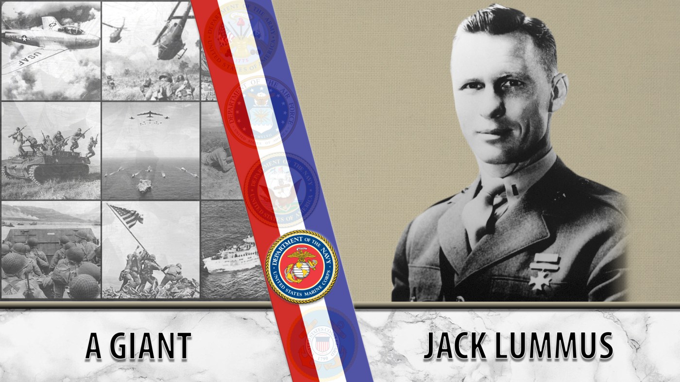 Jack Lummus was a hero on the battlefield and on the gridiron.