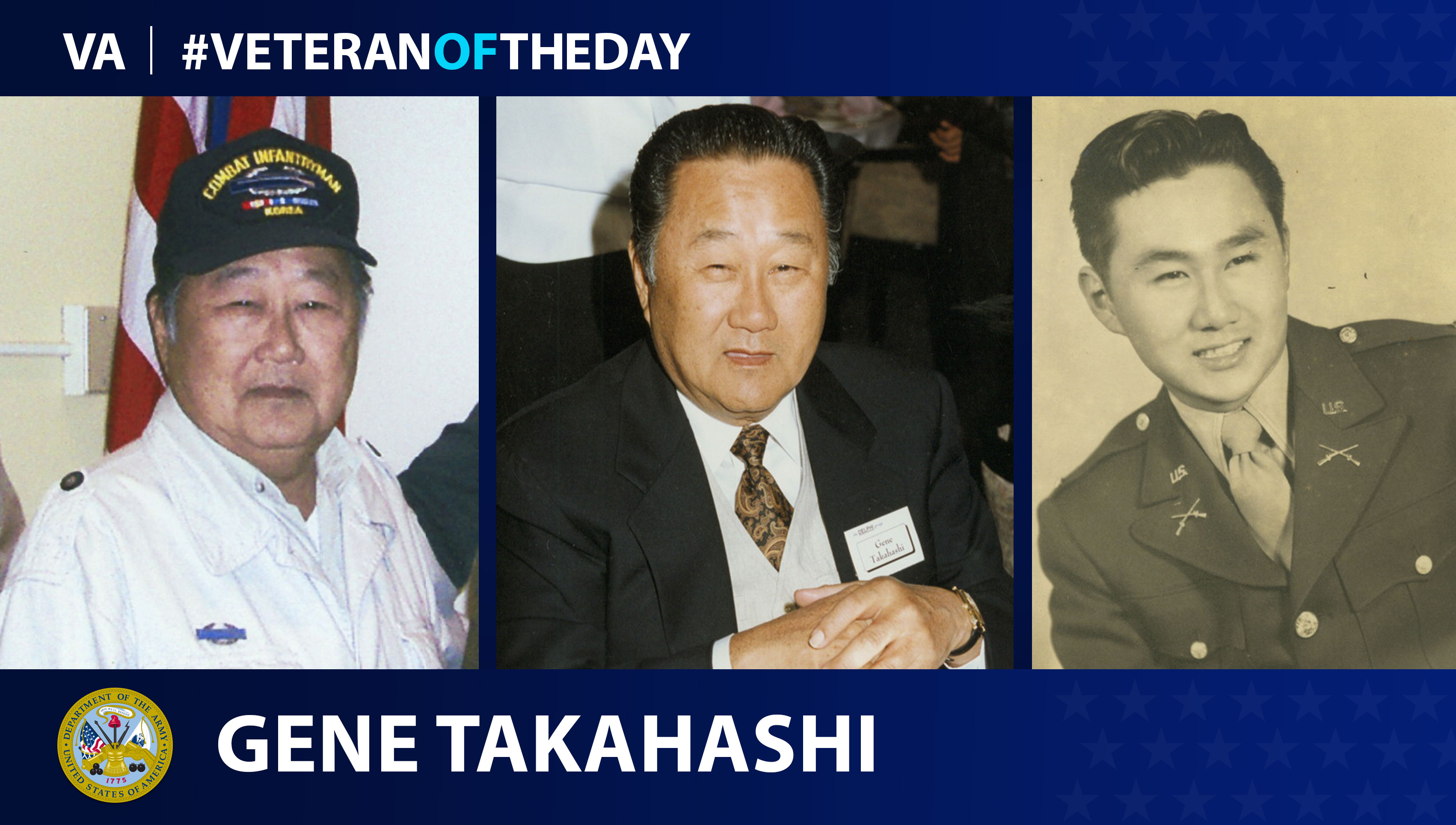 Gene Takahashi served in WWII and Korea.