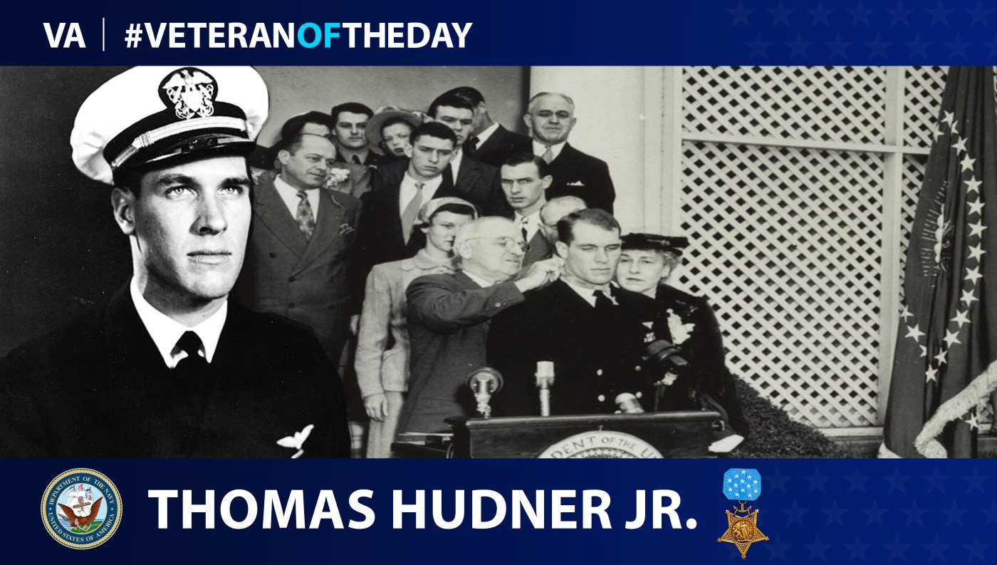 Veteran of the Day graphic for Thomas Hudner Jr.
