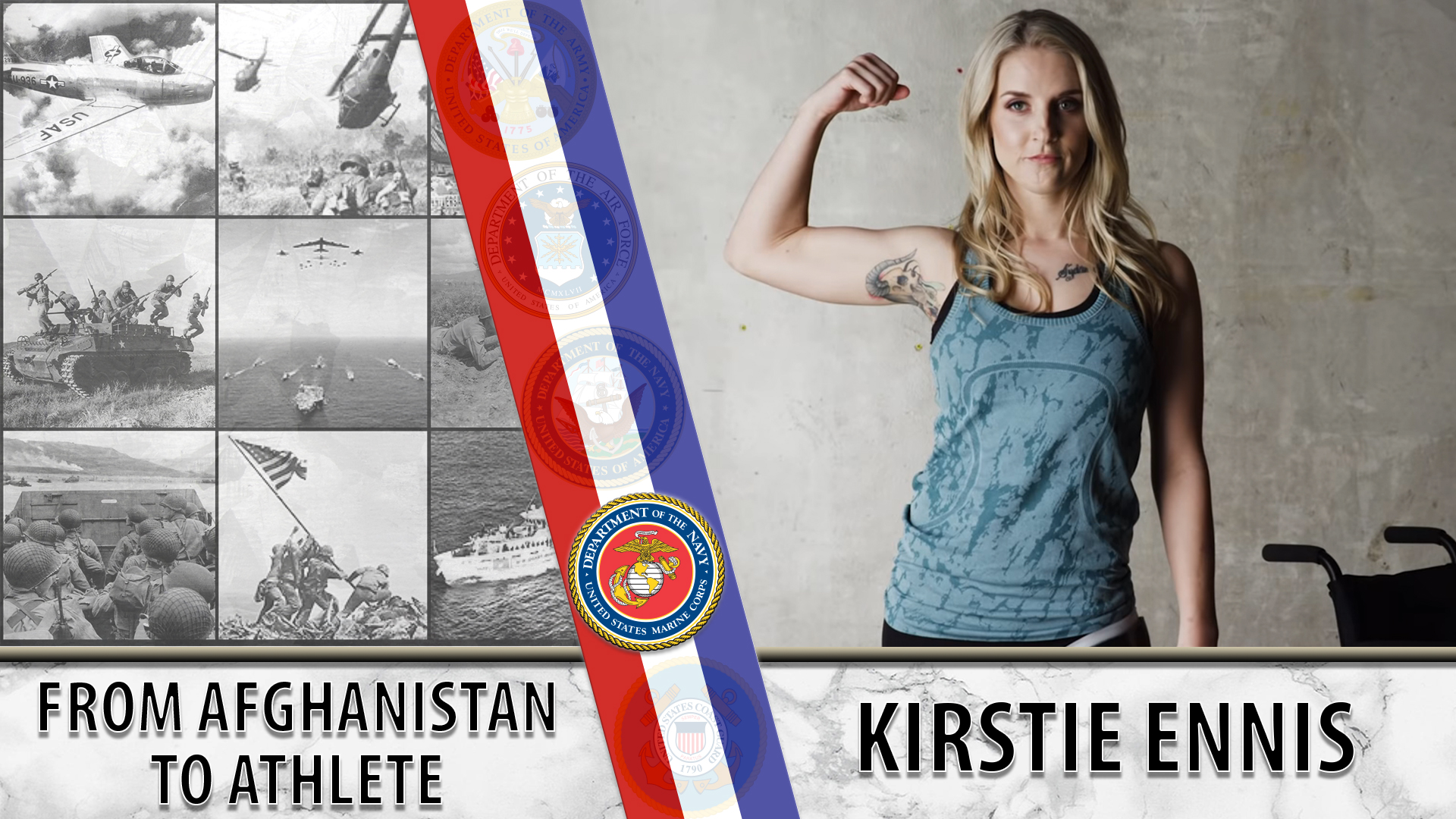 Marine Veteran Kirstie Ennis' inspiring story.