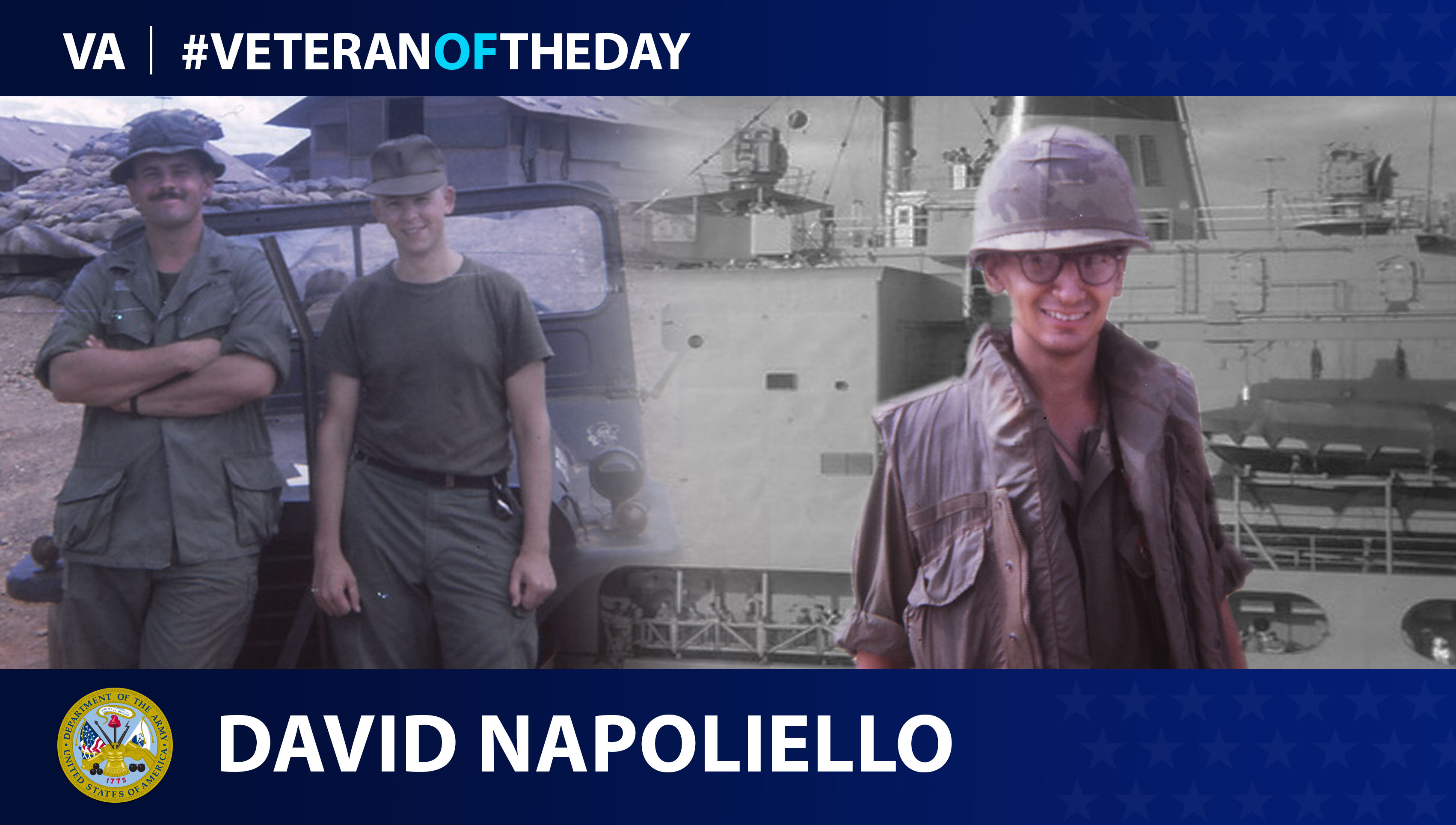 Army Veteran David Napoliello is today's Veteran of the Day.