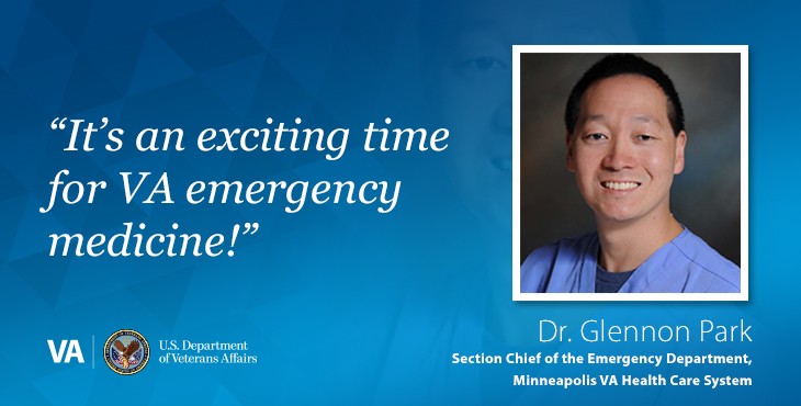 As a VA health care leader, Dr. Glennon Park ensures that Veterans receive the best emergency care