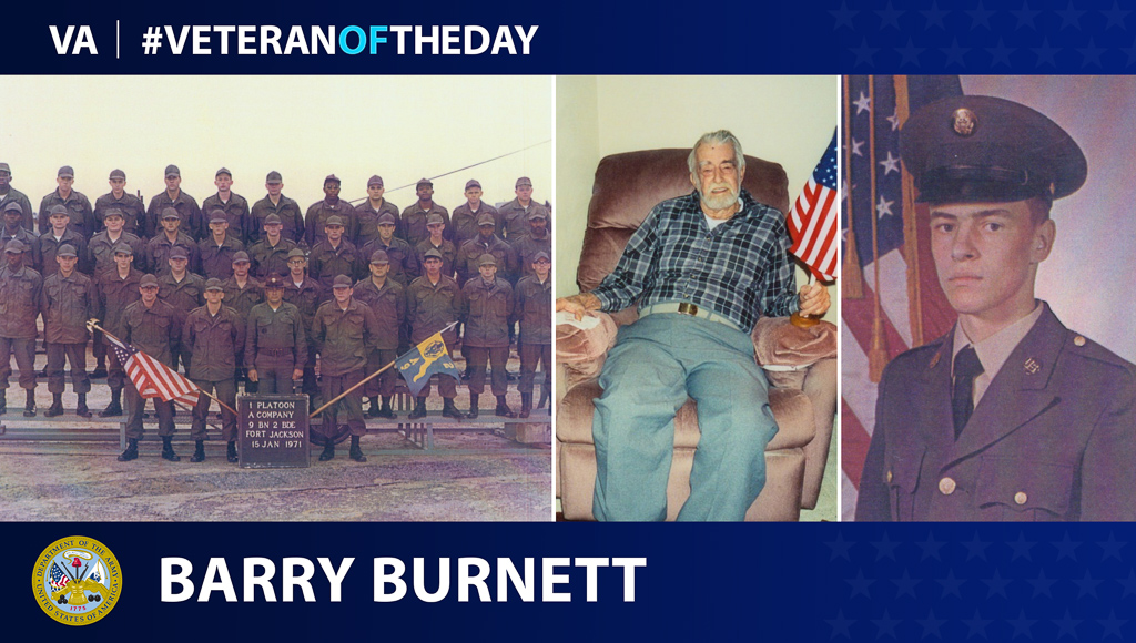 Cold War Army Veteran Barry Burnett is today's #VeteranOfTheDay.
