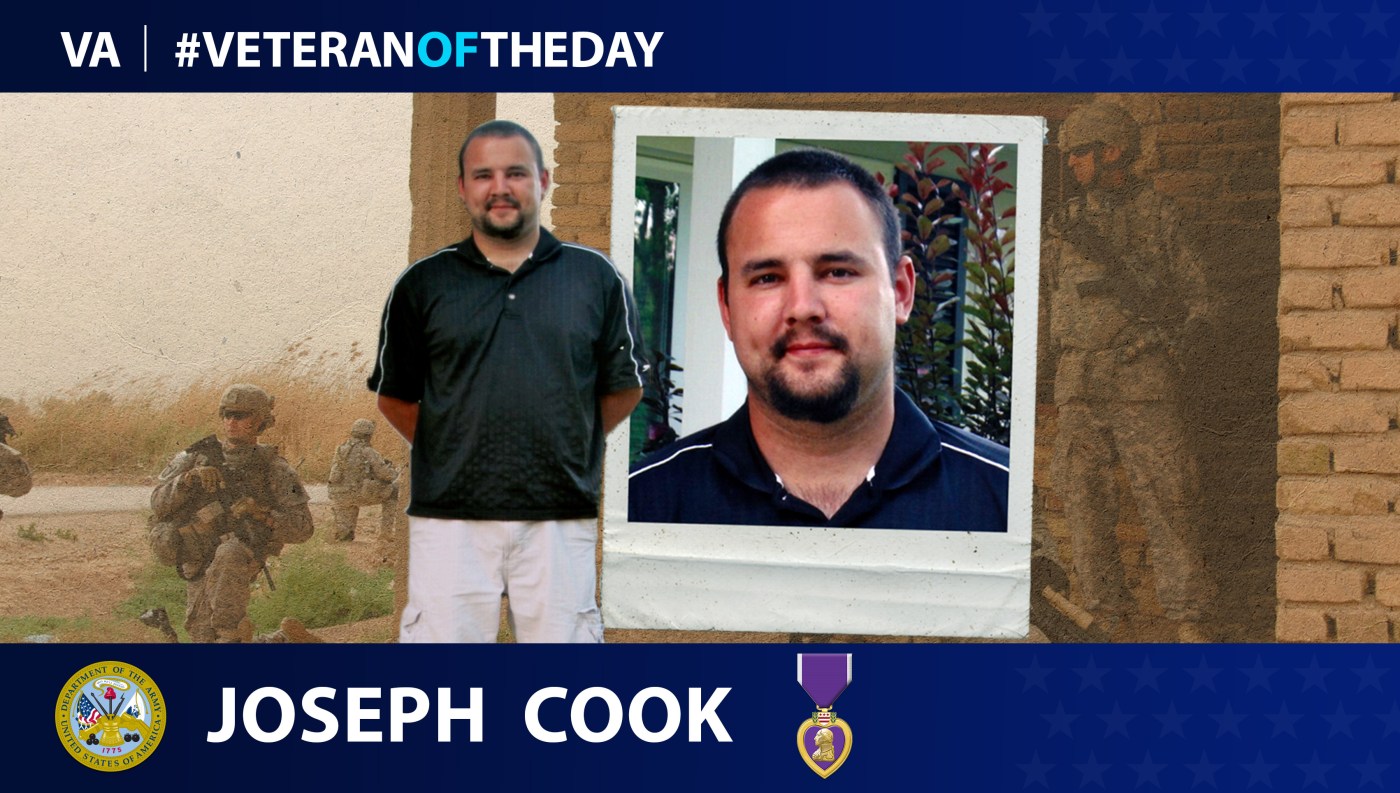 Joseph Cook is today's Veteran of the Day.