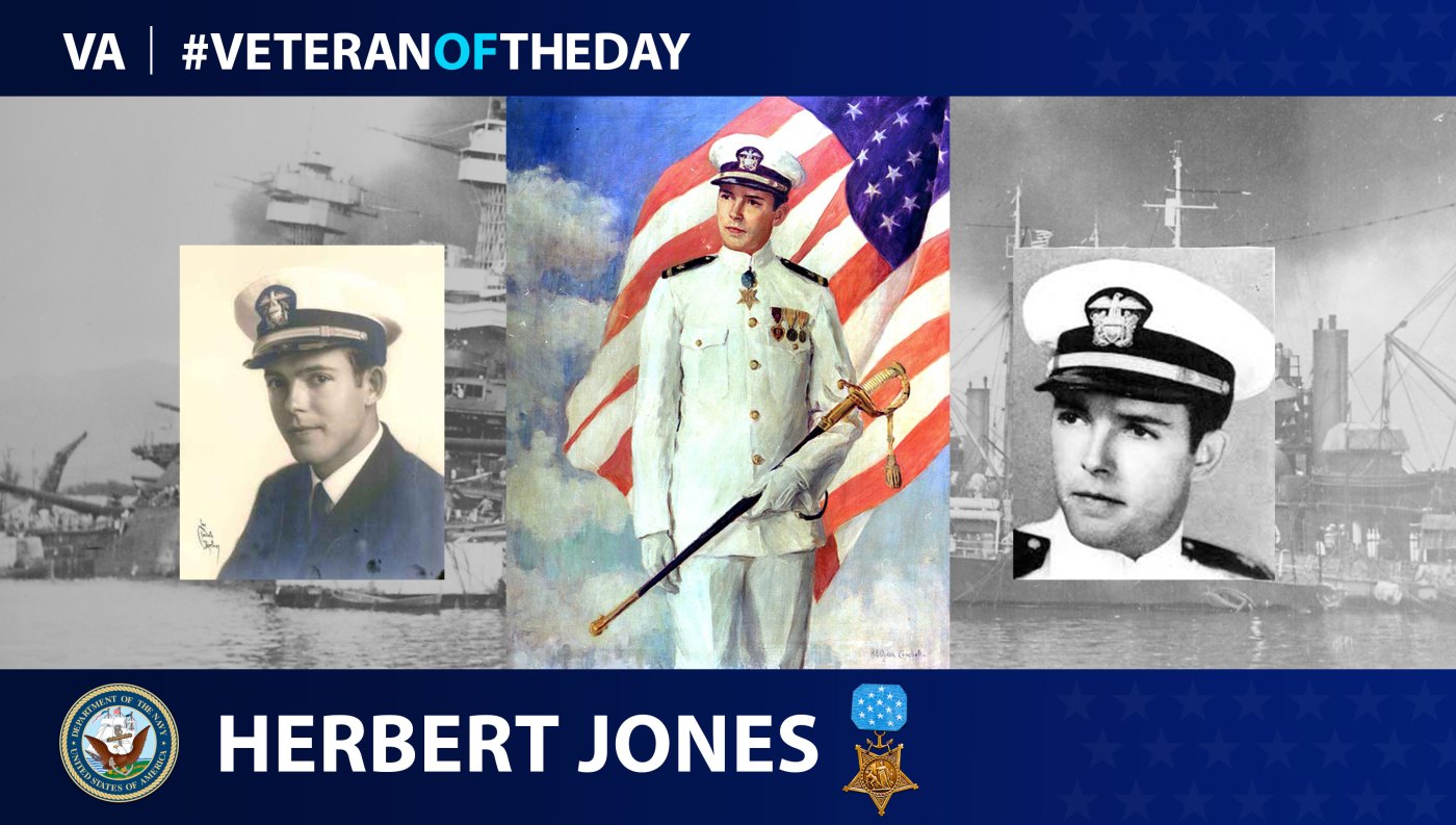 Medal of Honor recipient Herbert C. Jones is today's #VeteranOfTheDay.