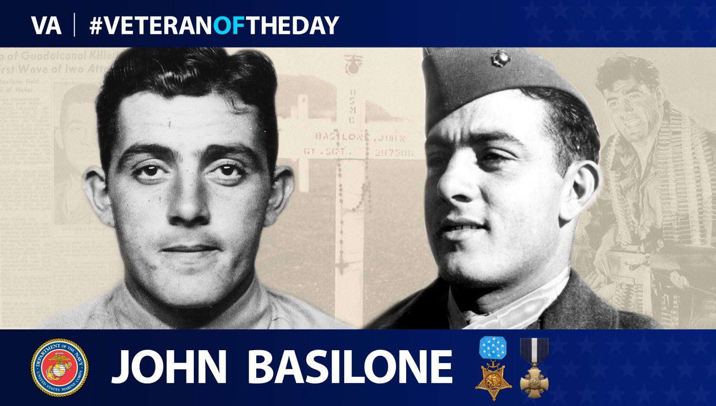 John Basilone is today's Veteran of the Day.
