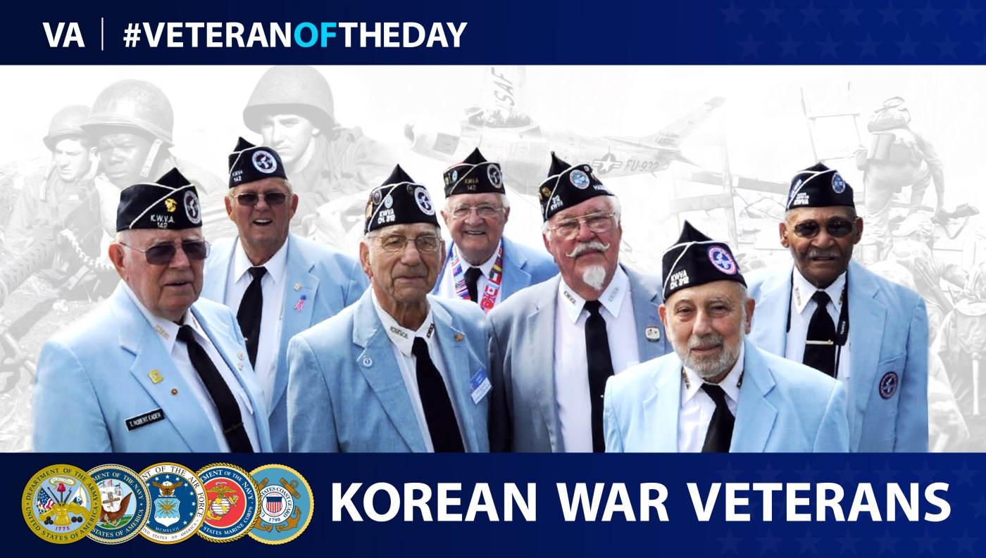 Today's Veteran of the Day are Korean War Veterans.