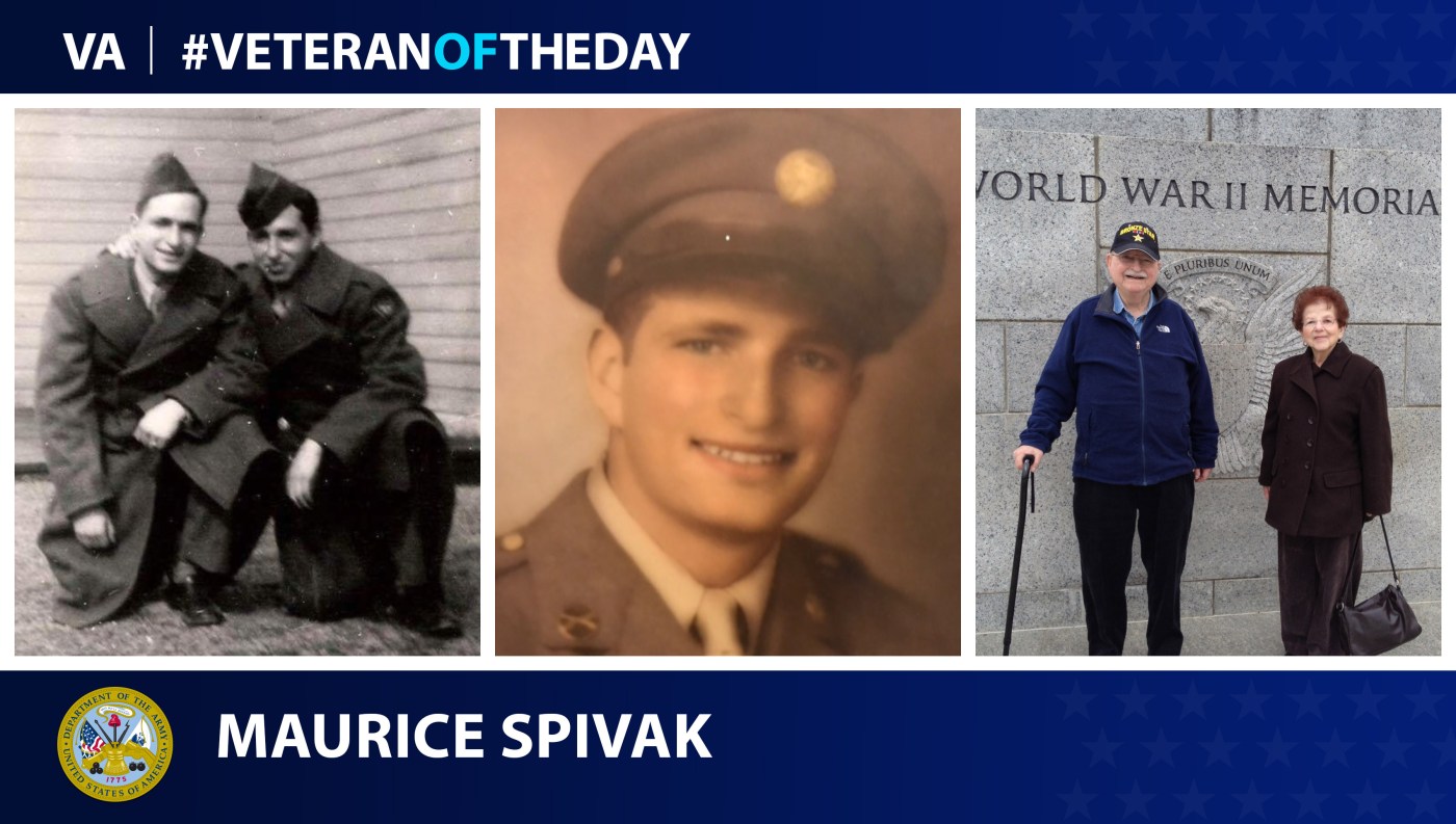 Maurice Spivak is today's #VeteranOfTheDay.